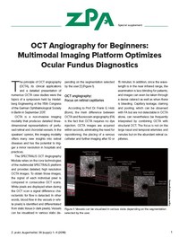 OCT Angiography for Beginners