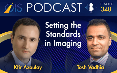 Kfir Azoulay and Tosh Vadhia at the Ophthalmic Innovation Source podcast